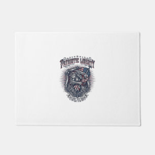 Patriotic Werewolf Patriot Horror Monster Patriot Doormat