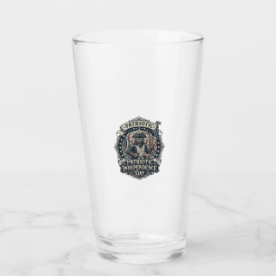 Patriotic Werewolf Patriot Horror Monster Patriot Glass