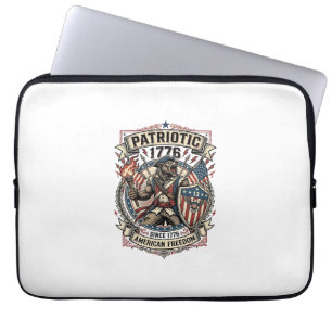 Patriotic Werewolf Patriot Horror Monster Patriot  Laptop Sleeve