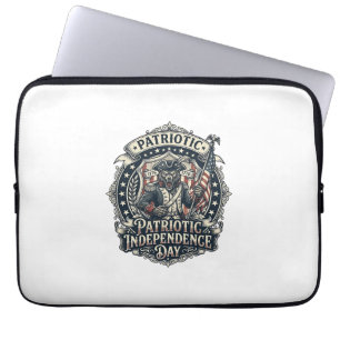 Patriotic Werewolf Patriot Horror Monster Patriot  Laptop Sleeve