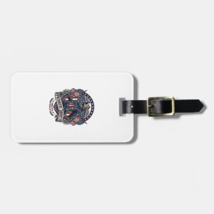 Patriotic Werewolf Patriot Horror Monster Patriot Luggage Tag