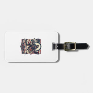 Patriotic Werewolf Patriot Horror Monster Patriot Luggage Tag