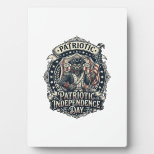 Patriotic Werewolf Patriot Horror Monster Patriot Plaque