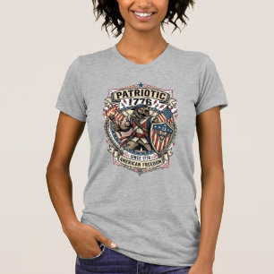 Patriotic Werewolf Patriot Horror Monster Patriot T-Shirt
