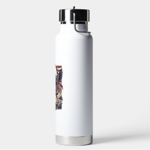 Patriotic Werewolf Patriot Horror Monster Patriot Water Bottle