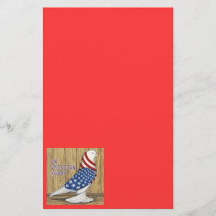 Patriotic West Pigeon Stationery