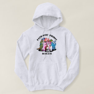Patriotic Whimsy Brigade Hoodie