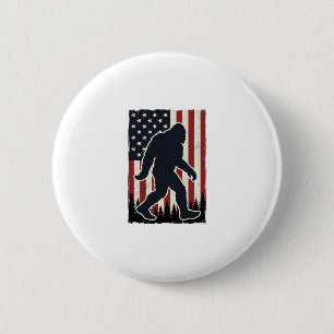 Patriotic Wilderness Creature Vintage Flag Vector 6 Cm Round Badge