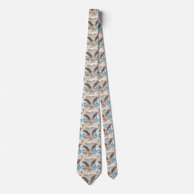 Patriotic World War I 'Wide Awake' Tie (Front)