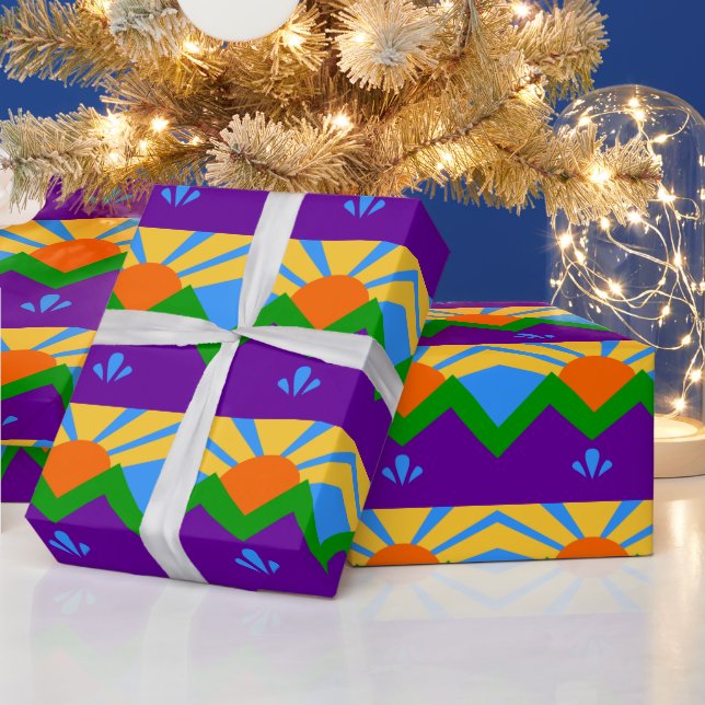 Patriotic wrapping paper, Flag of Manitou Springs Wrapping Paper (Holidays)