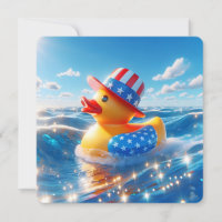 Patriotic Yellow Rubber Duck Party