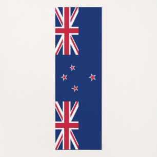 Patriotic Yoga Mats with flag of New Zealand