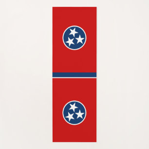 Patriotic Yoga Mats with flag of Tennessee