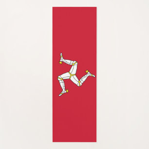 Patriotic Yoga Mats with Isle of Man flag, UK