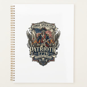 Patriotic Zombie Patriot General Zombie Apocalypse Planner