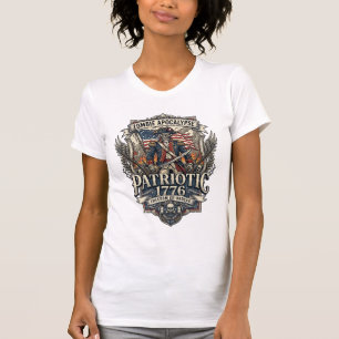 Patriotic Zombie Patriot General Zombie Apocalypse T-Shirt
