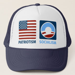 Patriotism or Socialism Trucker Hat