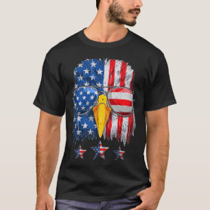 Patriots America Ealge Stars And Stripes Us Pride T-Shirt
