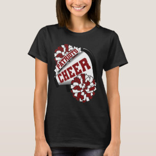Patriots Cheer Ck To School Cheerleading Spirit M T-Shirt