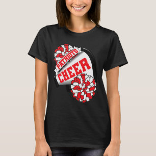 Patriots Cheer Ck To School Cheerleading Spirit R T-Shirt