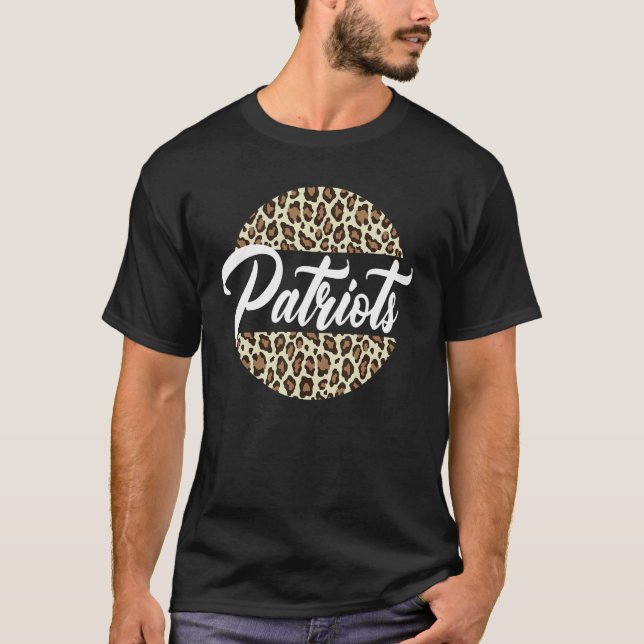 Patriots High School Mascot Sports Team Women's Pa T-Shirt (Front)