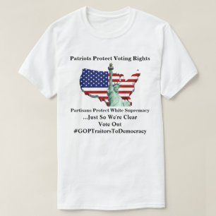 Patriots Protect Voting Rights T-Shirt