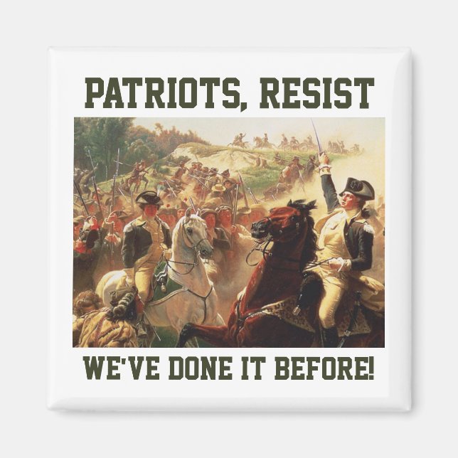 Patriots Resist Attacks on Democracy  Magnet (Front)