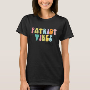 Patriots School Sports Fan Team Spirit Mascot  Vib T-Shirt