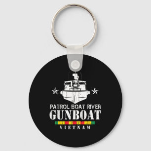 Patrol Boat River Gunboat Vietnam Veteran Key Ring