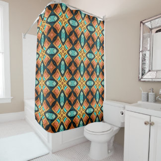 Patron de Tiki Shower Curtain