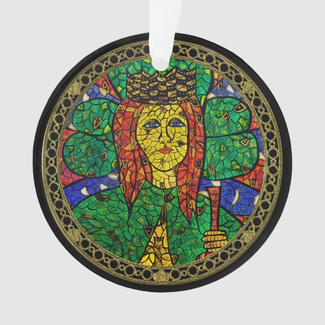 Patron Saint Of Depression And Anxiety St Dymphna Ornament (Front)