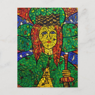 Patron Saint Of Depression And Anxiety St Dymphna Postcard