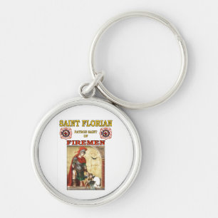PATRON SAINT OF FIREMEN KEY RING