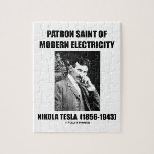Patron Saint Of Modern Electricity (Nikola Tesla) Jigsaw Puzzle