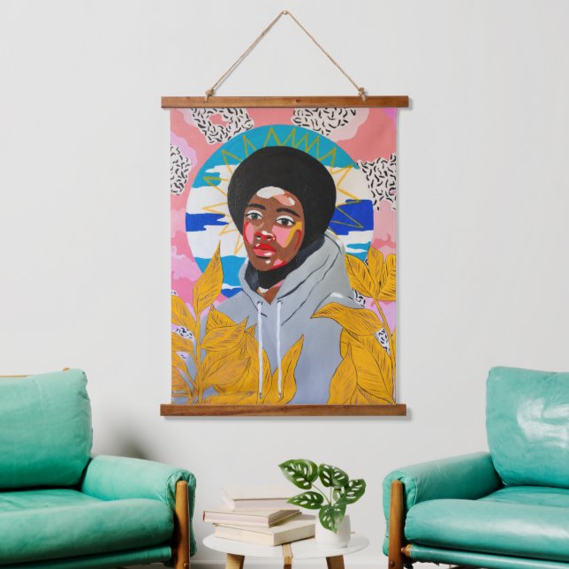 Patron Saint of the Stolen Hoodie Hanging Tapestry (Living Room)