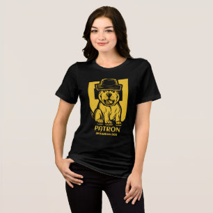Patron the Ukrainian Dog - Bold Graphic Women's Tri-Blend Shirt