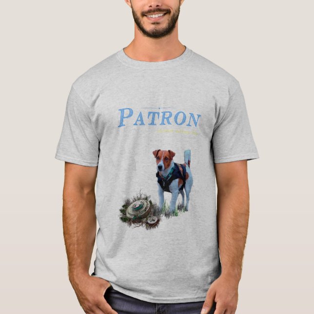 Patron the Ukrainian Pyrotechnician Dog  T-Shirt (Front)