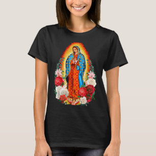 Patrona de México Guadalupana Virgen Reina de la T-Shirt