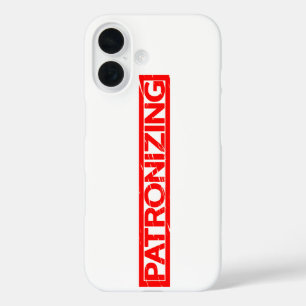 Patronising Stamp iPhone 16 Case