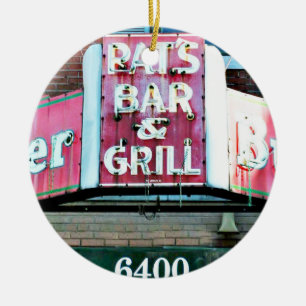 Pat's Bar Saint Louis, St Louis Ceramic Ornament