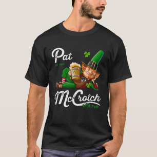 Pats Mccrotch Irish Pub Leprechaun St Patricks Da T-Shirt
