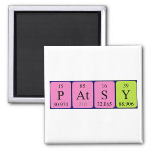 Patsy periodic table name magnet