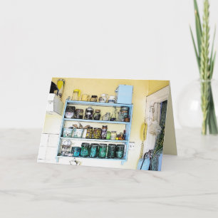 Patsy's Kitchen Shelves Card