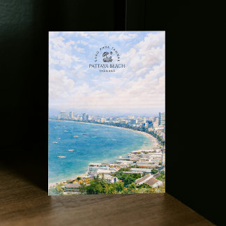 Pattaya Beach, Khao Phra Tamnak, Thailand | Simple Postcard