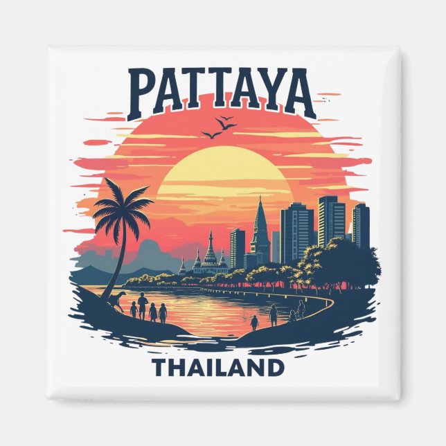 pattaya thailand magnet (Front)