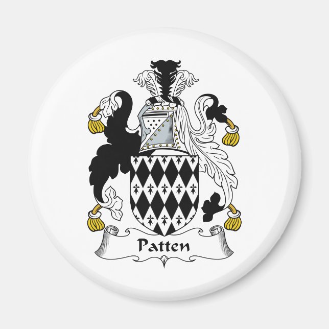 Patten Family Crest Magnet (Front)