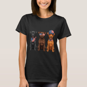 Patterdale Terrier 4th Of July Flag Dog Patriotic T-Shirt