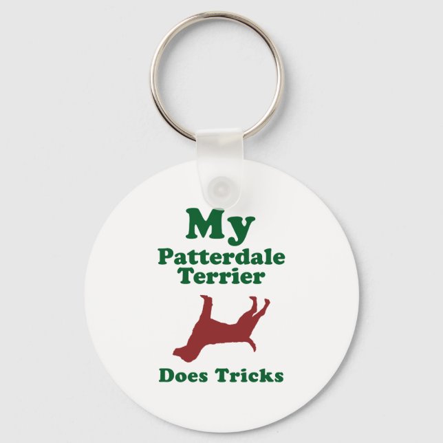 Patterdale Terrier Key Ring (Front)