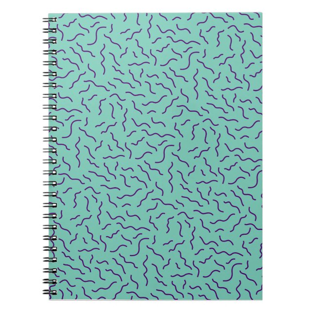 Patterend on green notebook (Front)