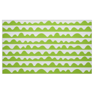 Pattern 020815 - Martian Green and White Fabric